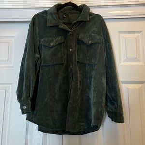 Wild fable corduroy shacket